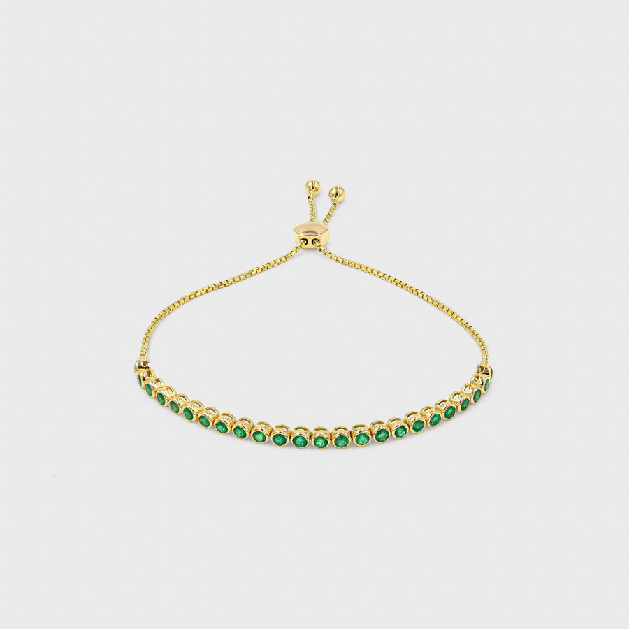 Ananda Emerald Soft Bracelet - Default Title (CONBR0331)