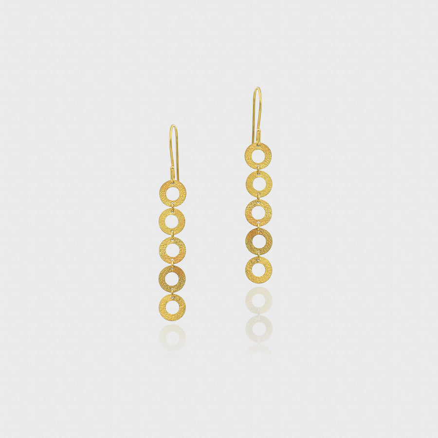 Goli Gold Disc Earrings - Default Title (CONER0171)