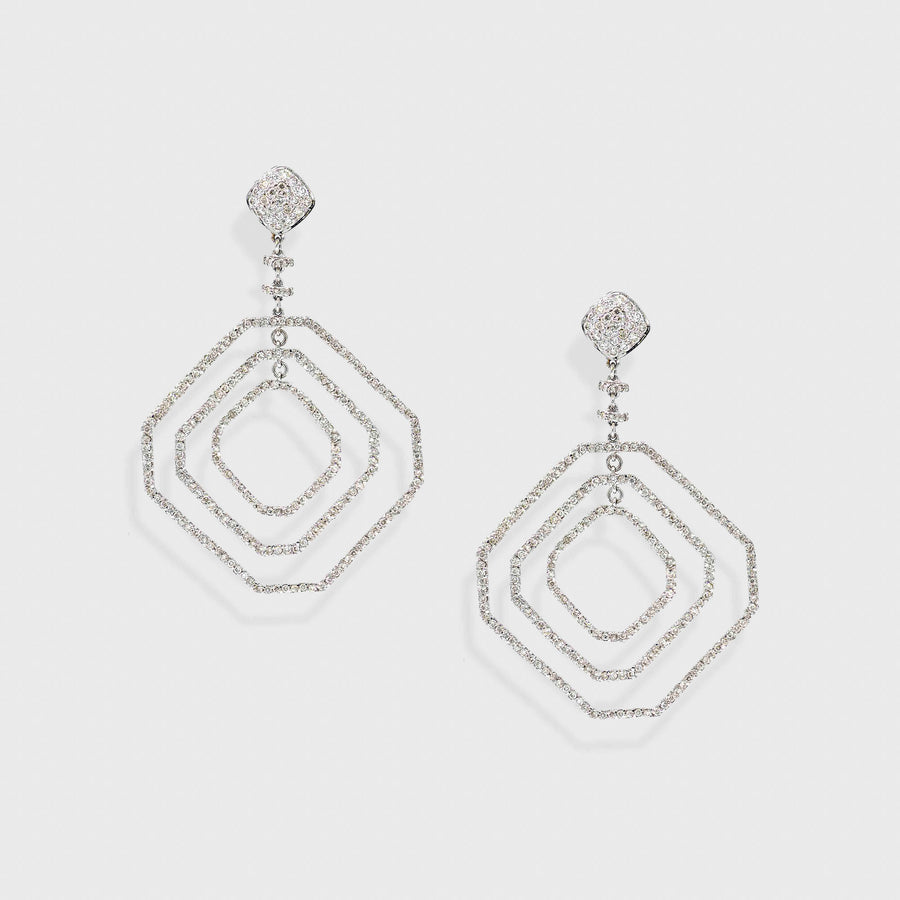 Vajramukhi Diamond Earrings - Default Title (CONER0690)