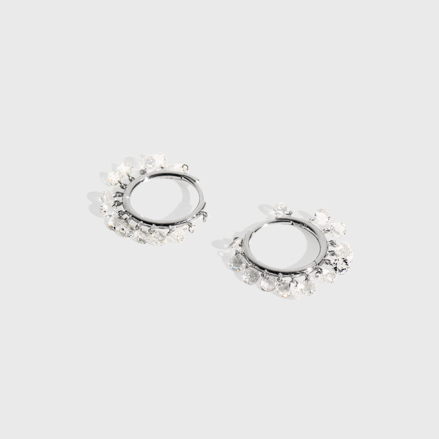 Paarth Diamond Hoop Earrings