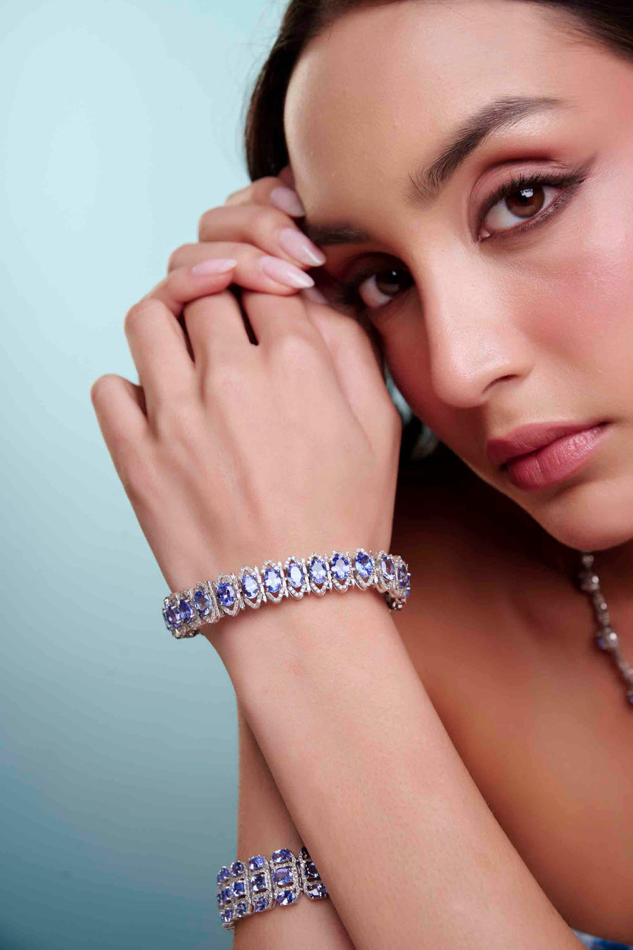 Tanzanite and Diamond Bracelet