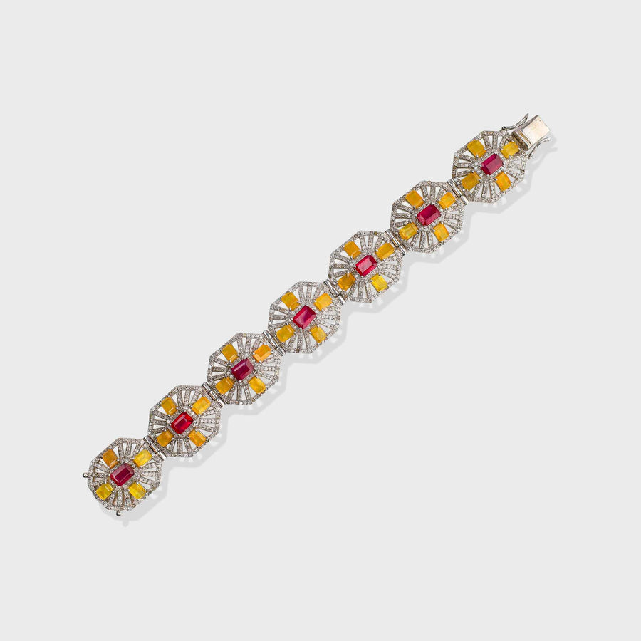 Yellow Shaphire Bracelet
