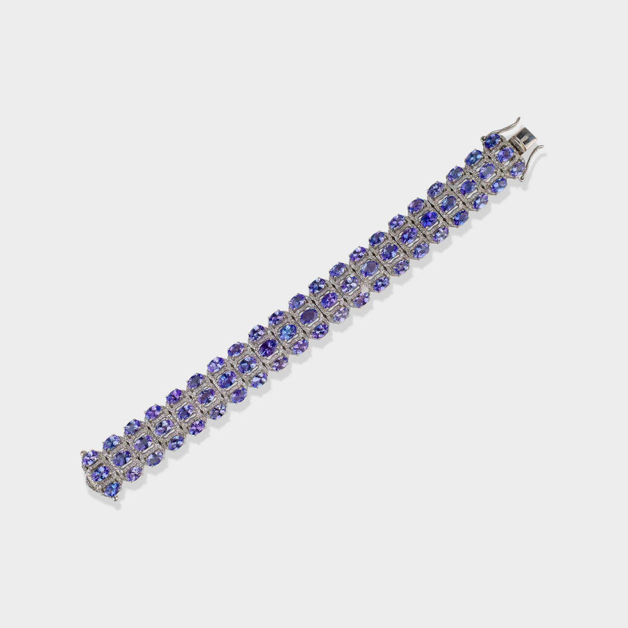 Tanzanite and Diamond Bracelet