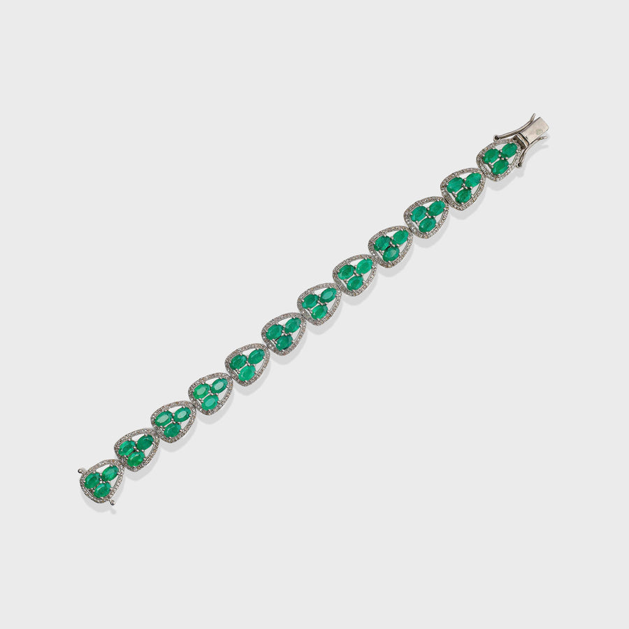 Emerald and Diamond Bracelet