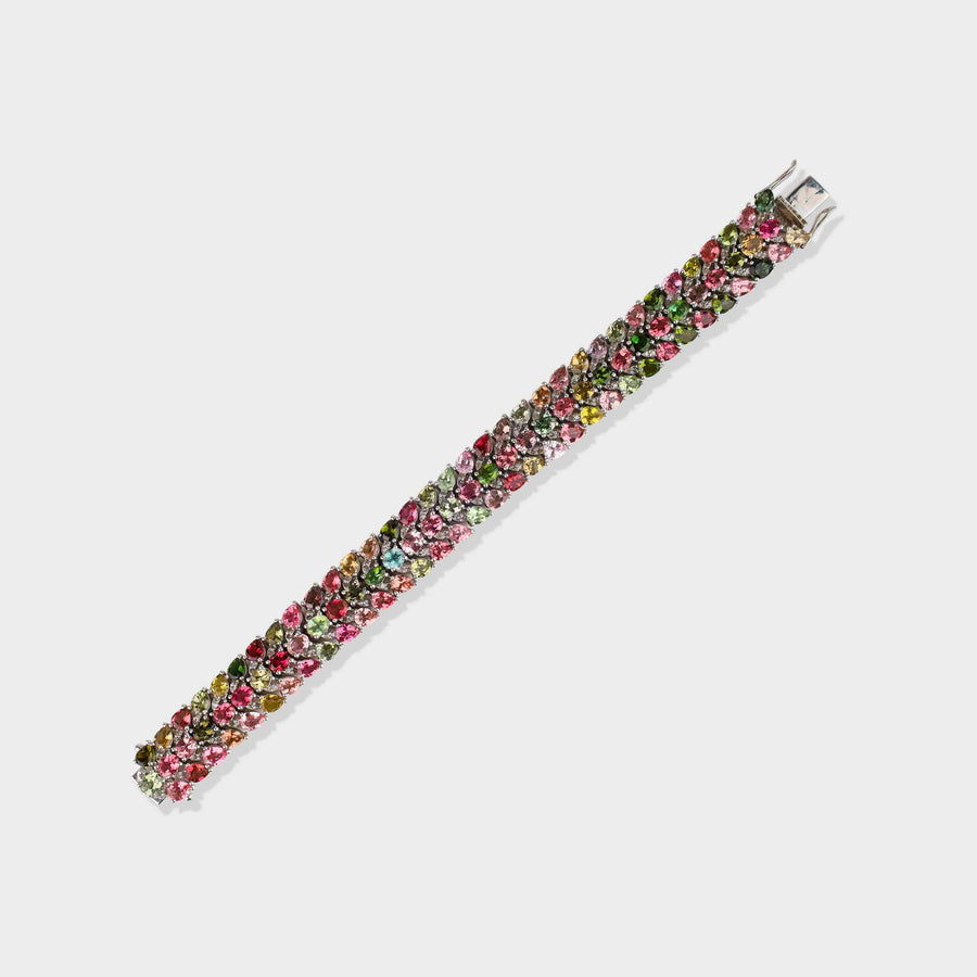 Tourmaline and Diamond Bracelet