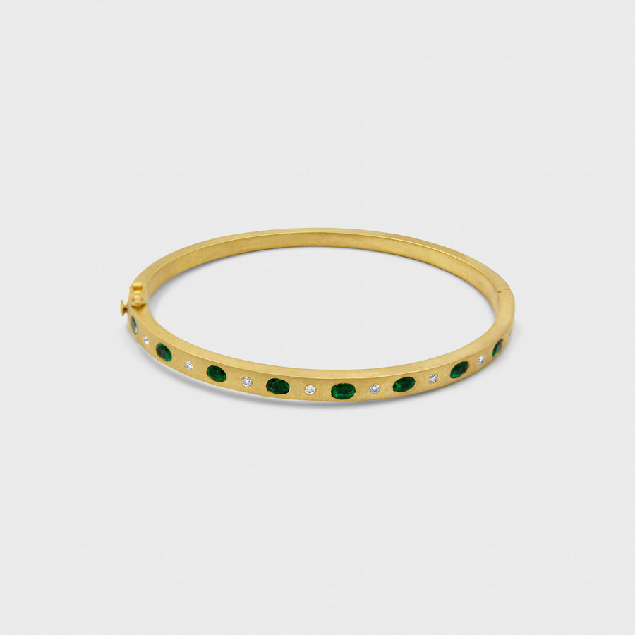 Fravash Emerald and Diamond Bracelet - Default Title (CONBR0318)