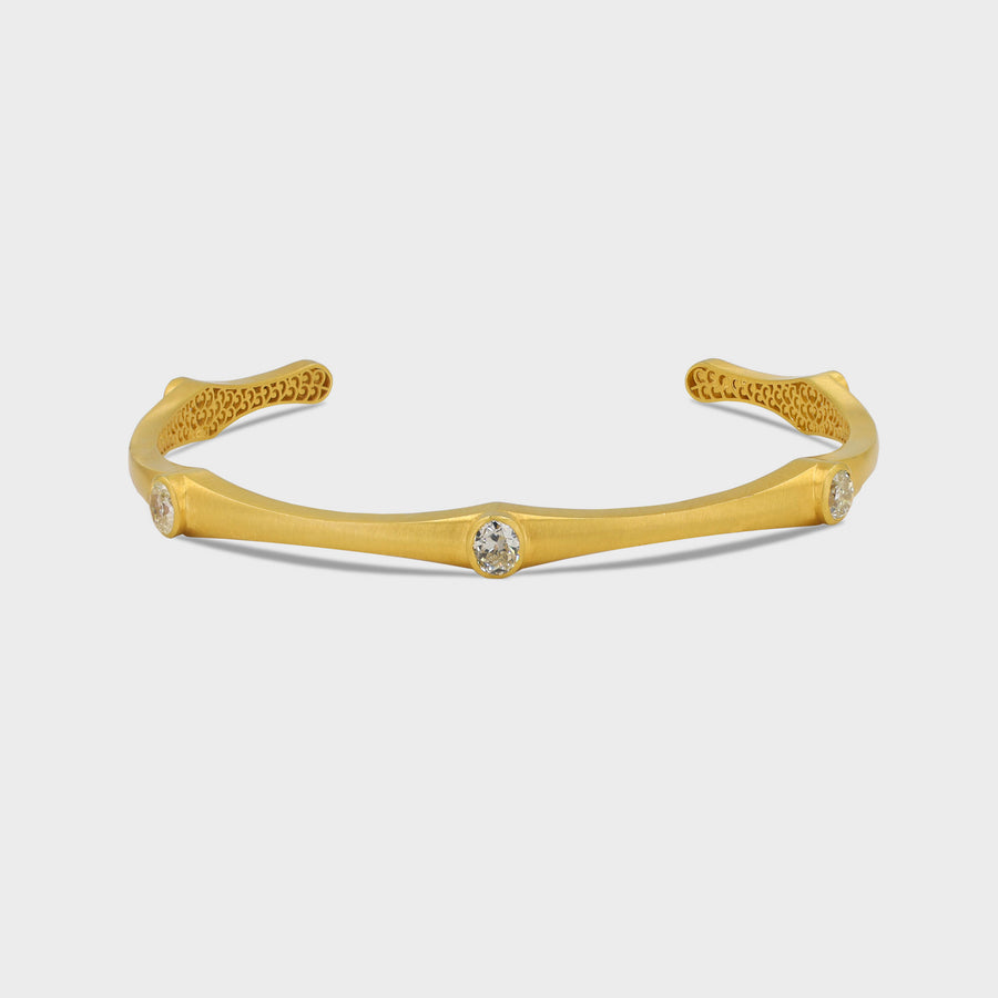 Baans Diamond Bangle Bracelet - Default Title (CONBR0343)