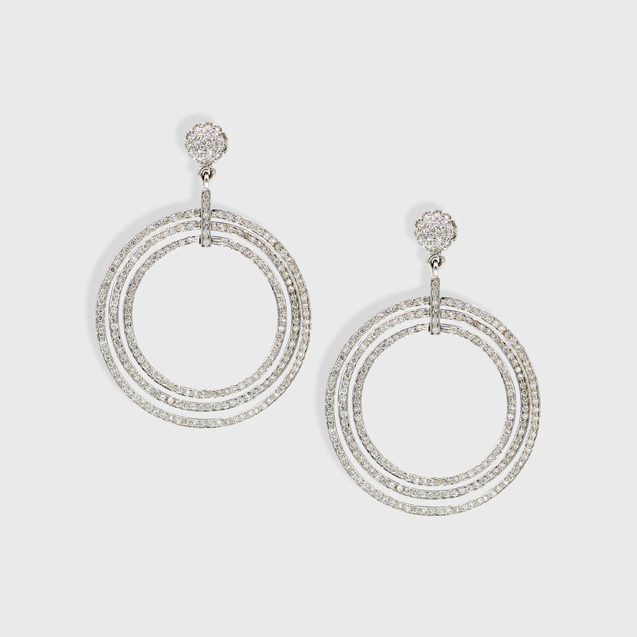 Mandalamani Diamond Earrings - Default Title (CONER0270)