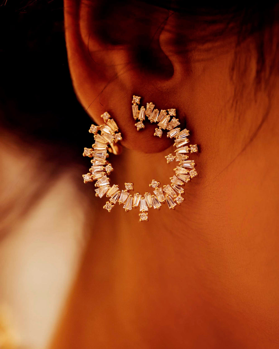 Diptimani Diamond Earrings - Default Title (CONER0687)
