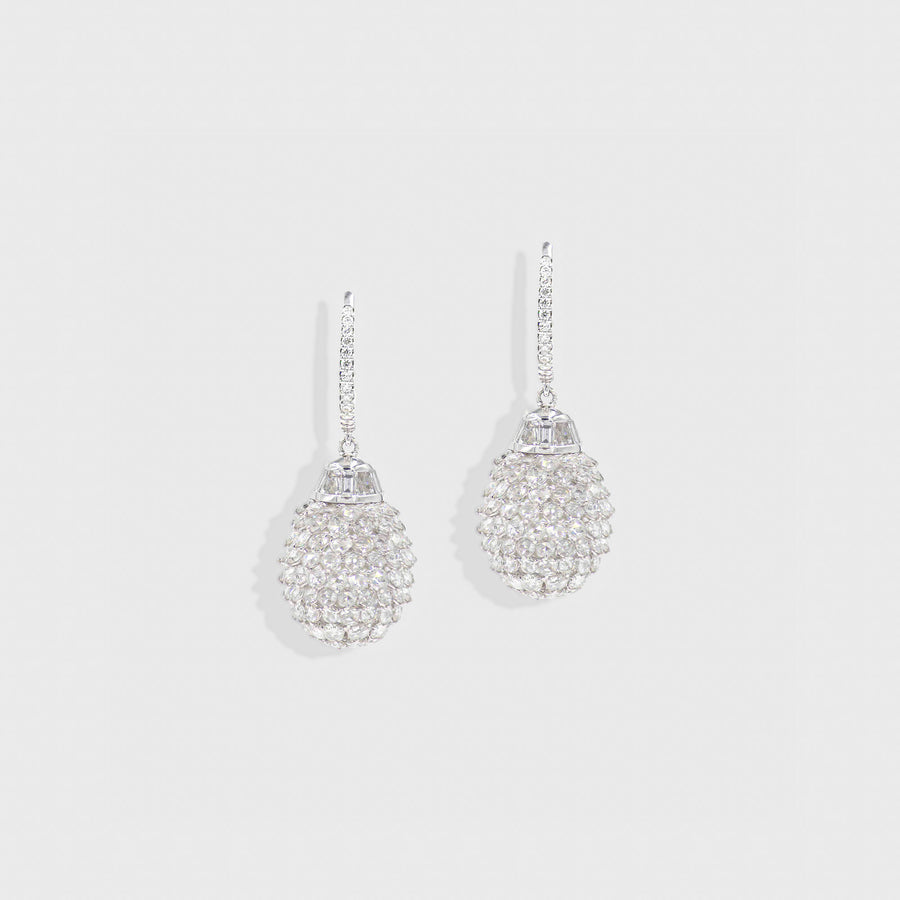 Bindu Diamond Earrings - Default Title (CONER0703)