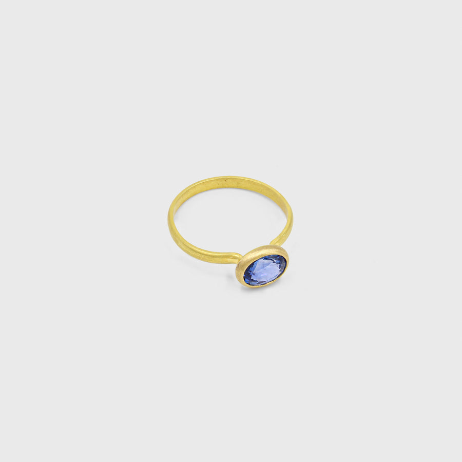 Sagaramani Blue Sapphire Ring - Default Title (CONRG0635)