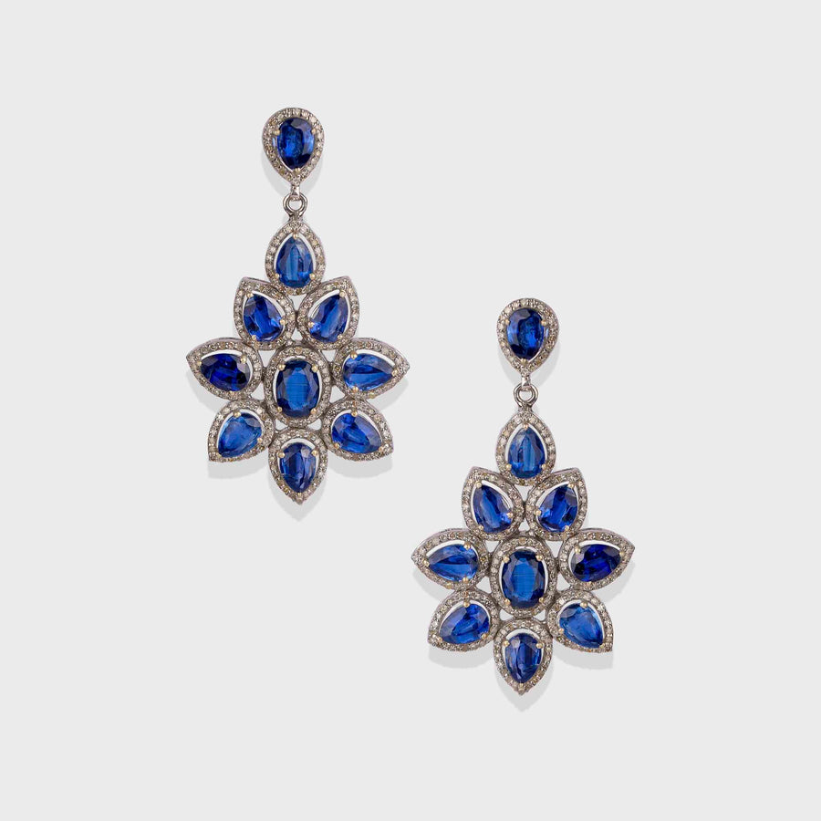 Kynite and Diamond Earrings