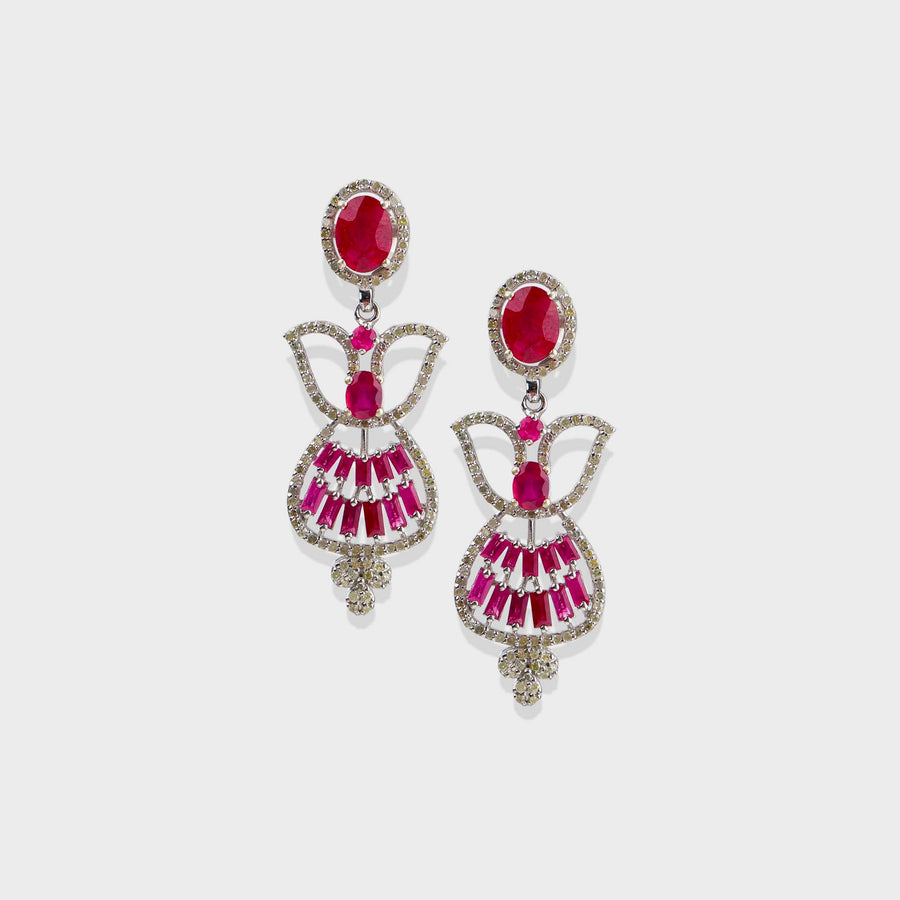Ruby and Diamond Necklace