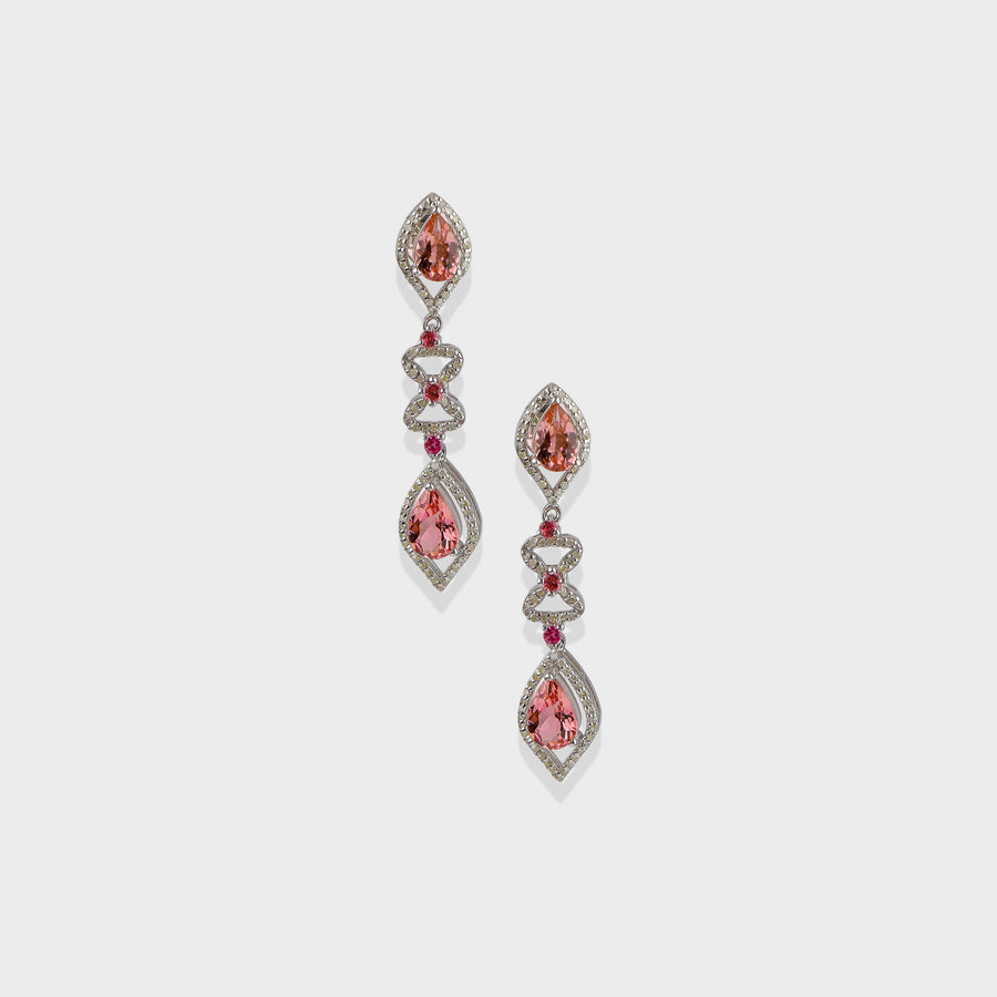 Tourmaline and Diamond Necklace