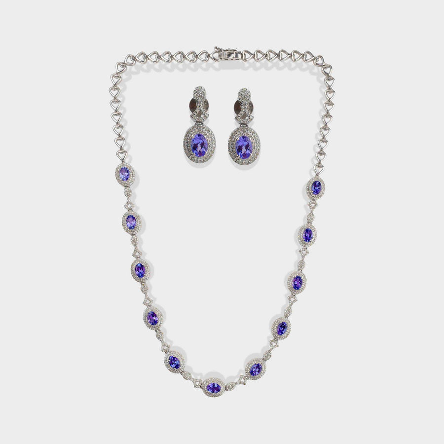 Tanzanite and Diamond Set