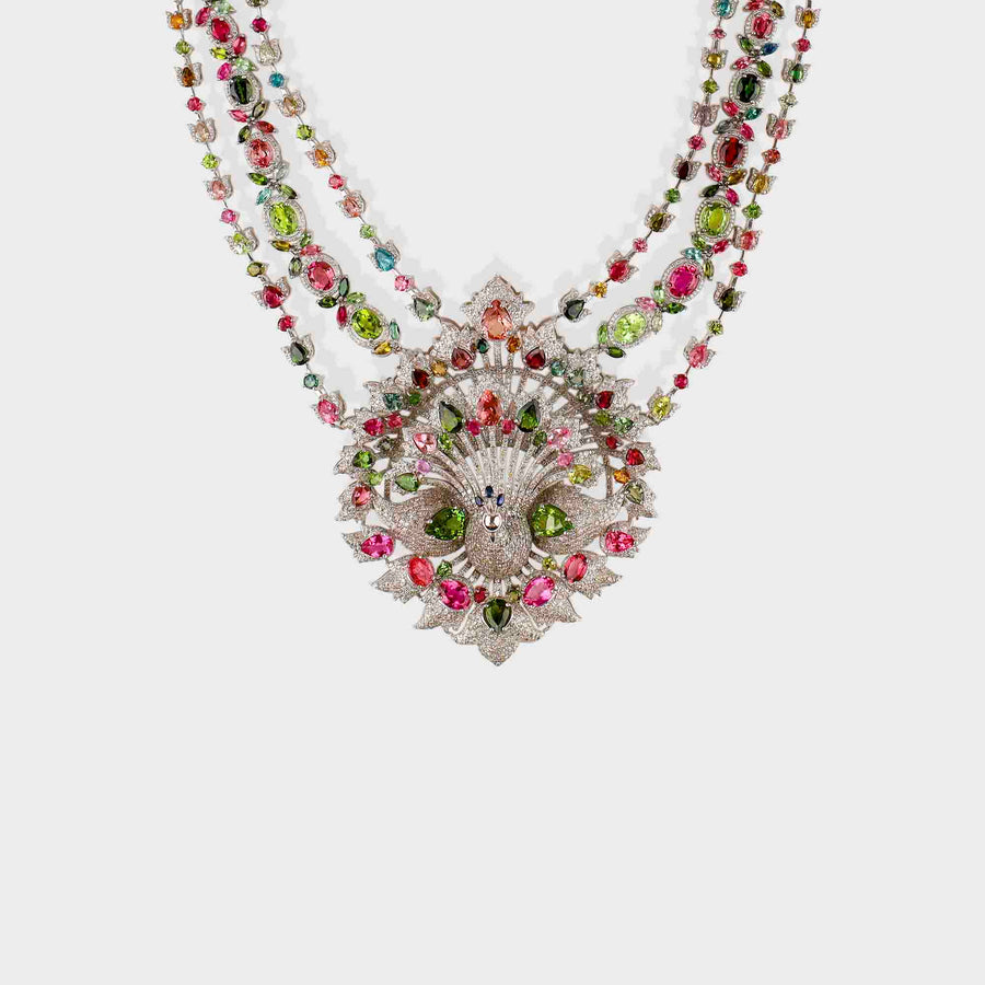 Diamond and Tourmaline Set