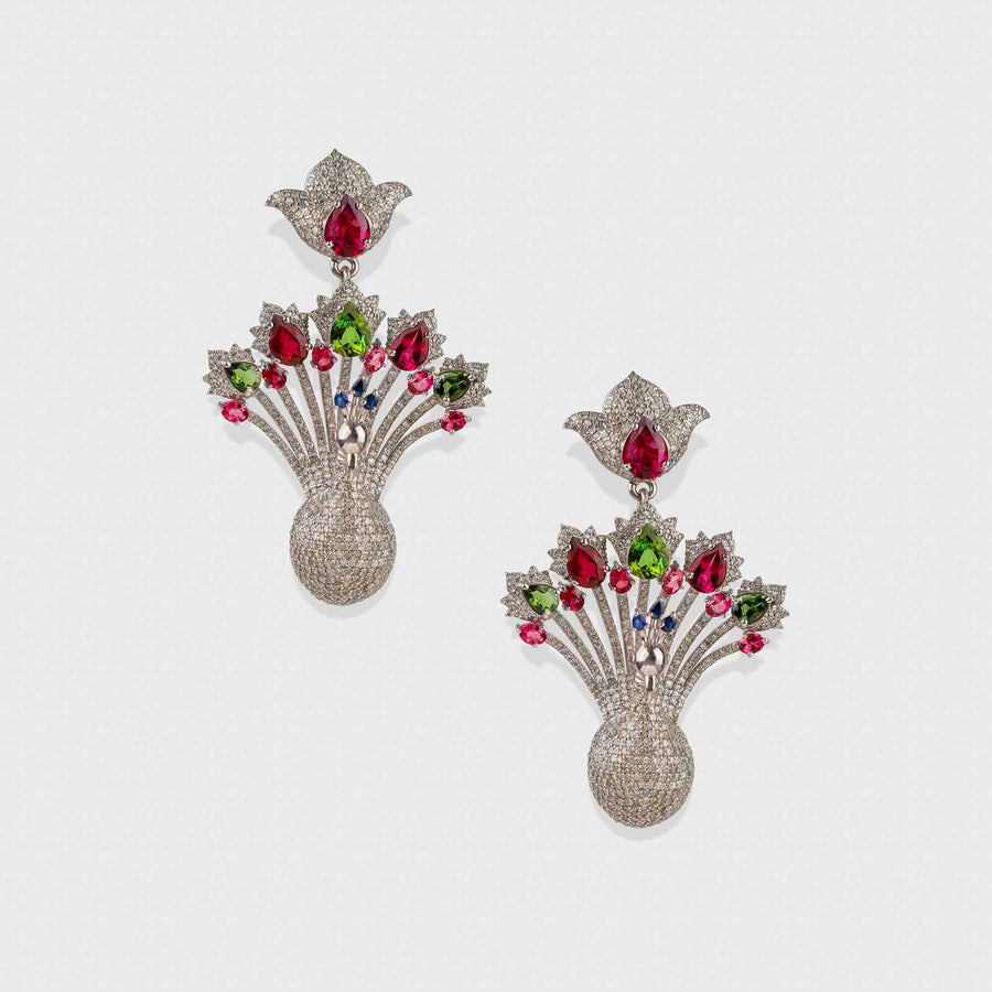 Diamond and Tourmaline Set