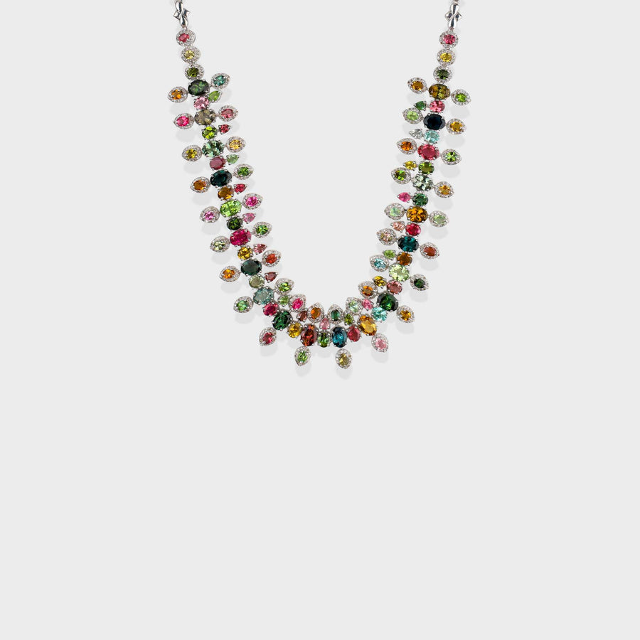 Tourmaline and Diamond Set