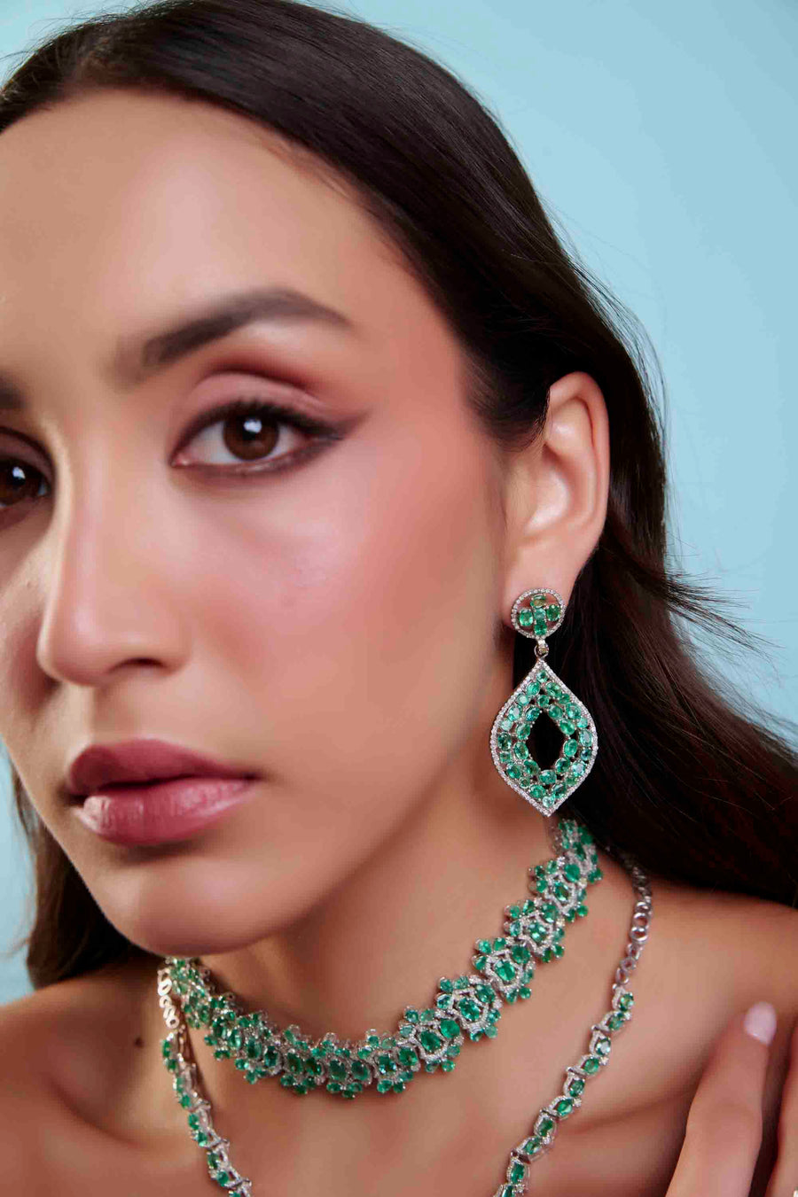 Emerald and Diamond Necklace