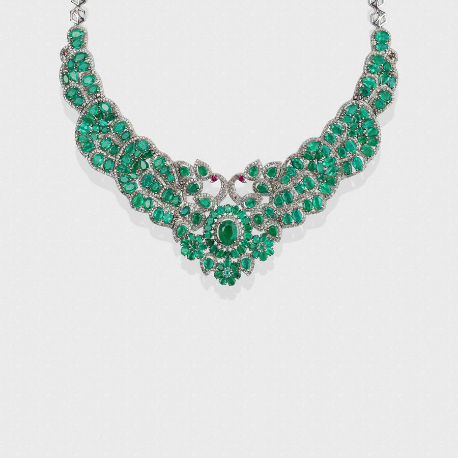 Ruby and Diamond Necklace