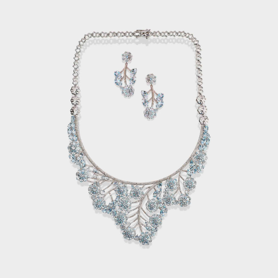 Aquamarine and Diamond