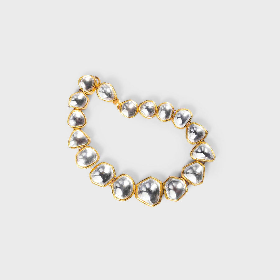 Polki Diamond Bracelet - Default Title (RAJBR0043)