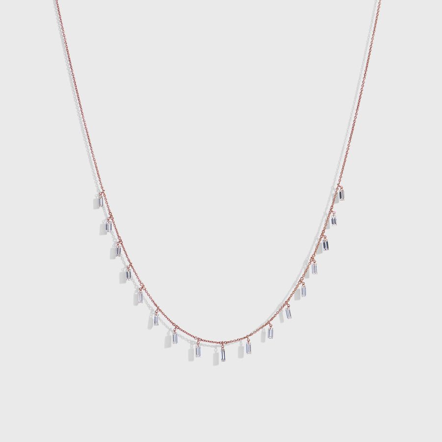 Mira Rose Gold Necklace