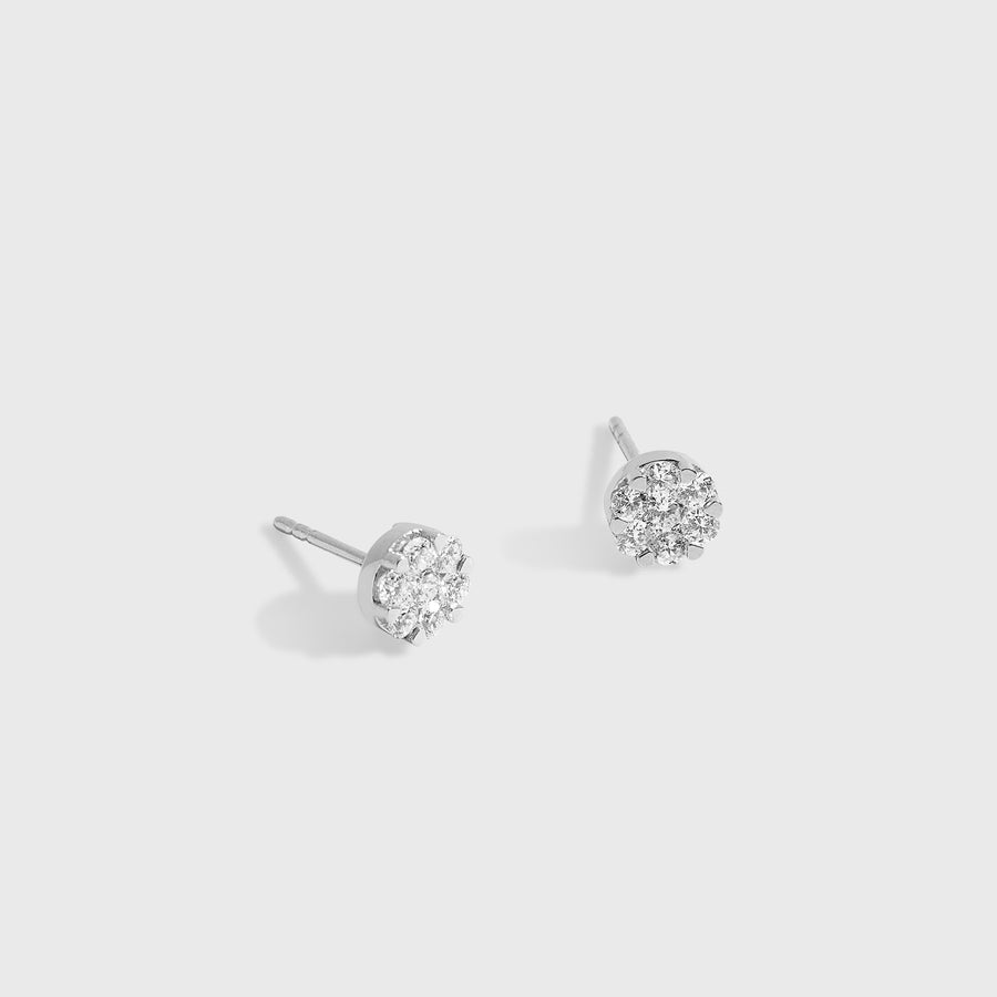 Ryka Small Diamond Studs Earrings