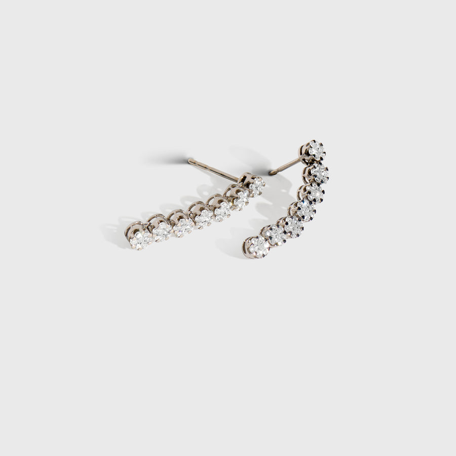 Ryka Seven Drops Diamond Earrings