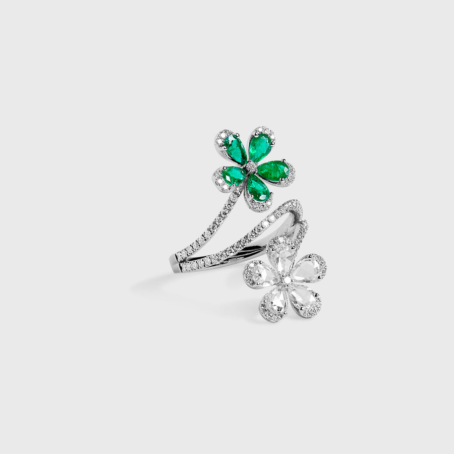 Bhavan Emerald and Diamond ring