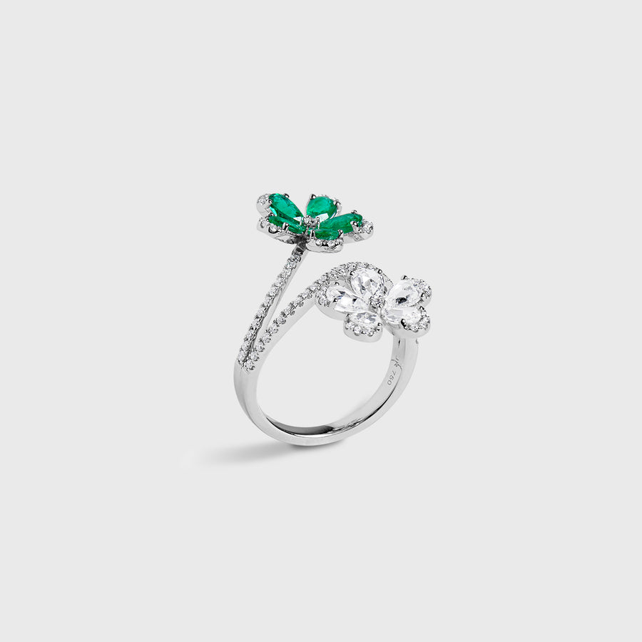 Bhavan Emerald and Diamond ring