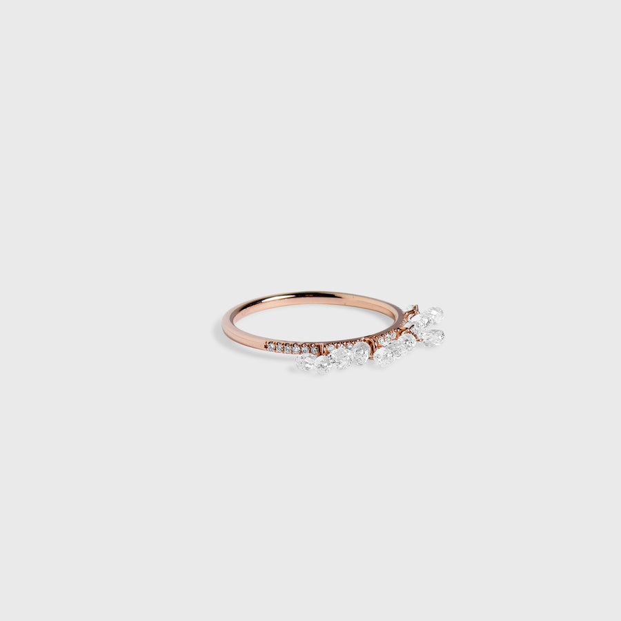 Aravind Diamond Rose Gold Ring