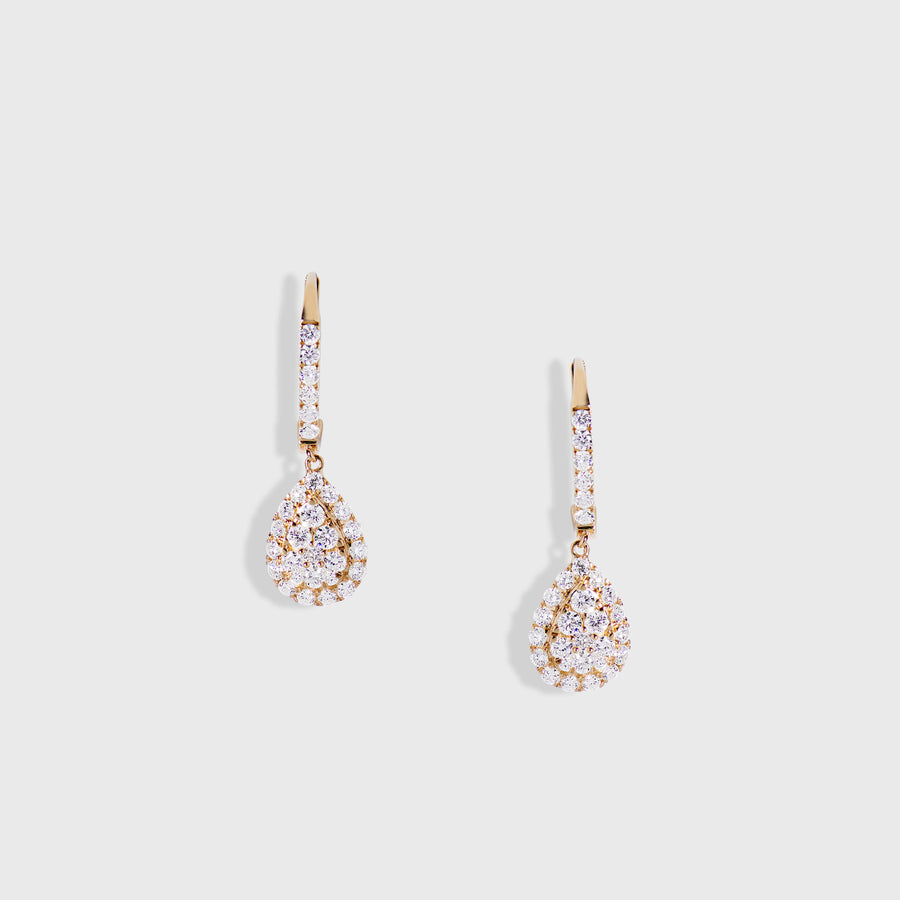Vasu Rose Gold Diamond Earrings