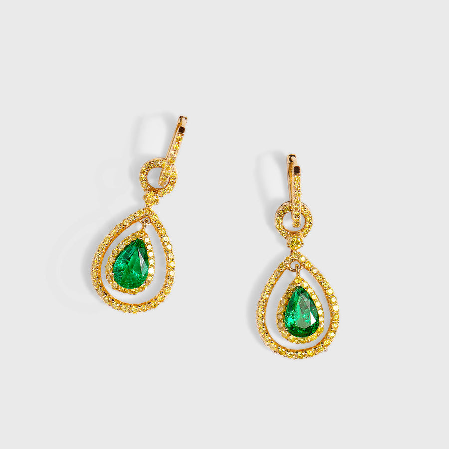 Panav Emerald Earrings